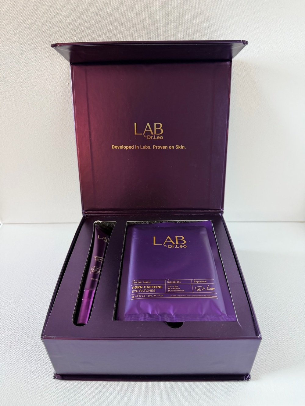LAB by Dr. Leo Glow & Lift Eye Care Set - NIB